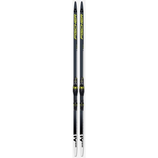 Беговые лыжи Fischer Aerolite Combi 60 без насечек, черный, 187 см