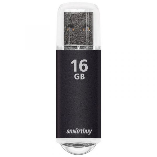 Флешка SmartBuy V-Cut USB 2.0 16Гб серебристый