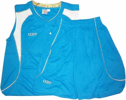 Комплект баскетбольной формы Cliff 501В M 38-40 Голубой